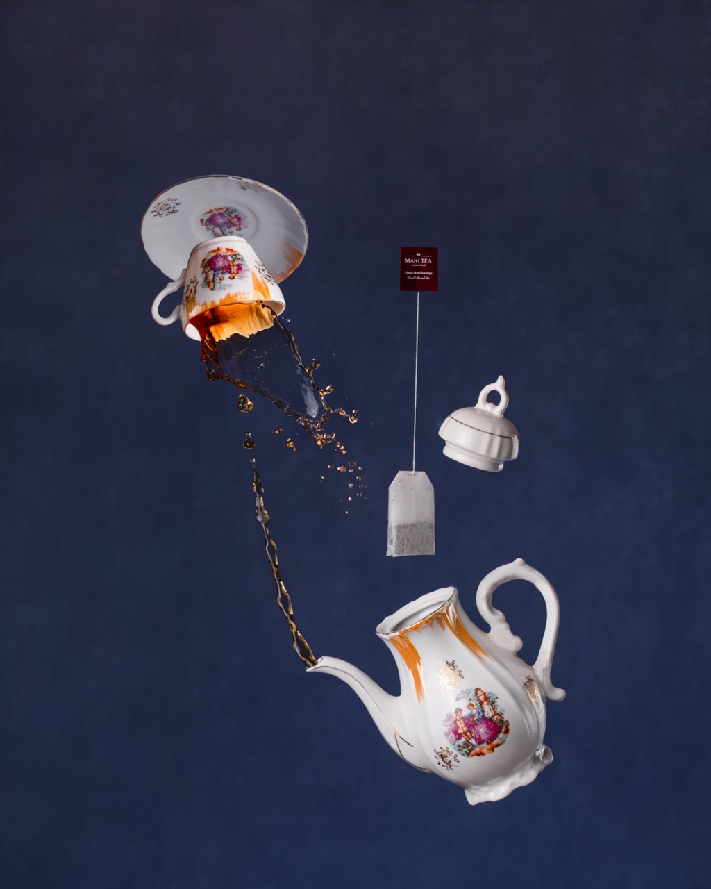 عکاسی محصول — سرویس چای معلق